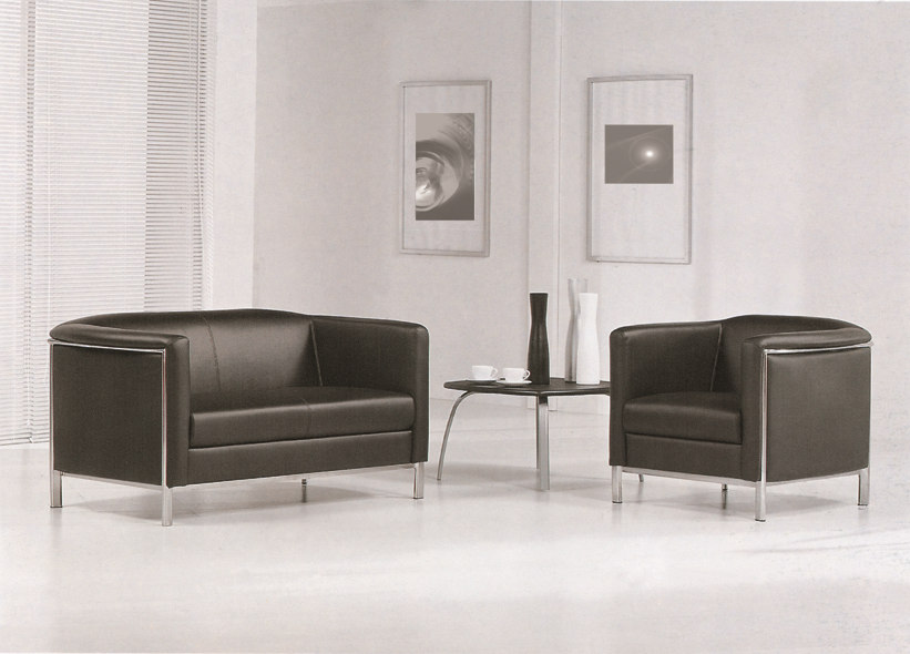 真皮辦公沙發圖片